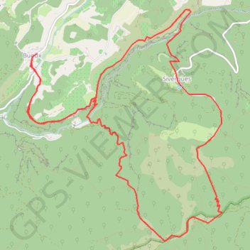 Itinéraire Buoux Sivergues, distance, dénivelé, altitude, carte, profil, trace GPS